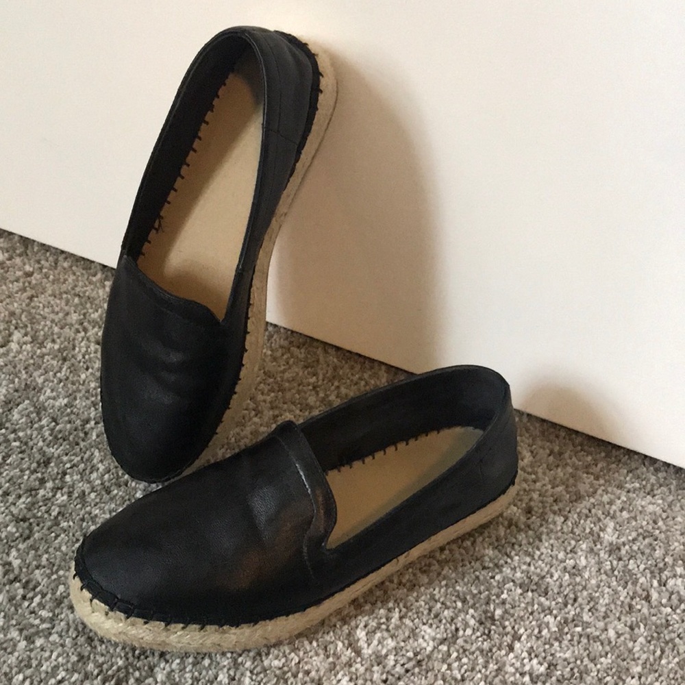 Black espadrilles